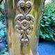Brass umbrella stand from the 1950s, baroque style.