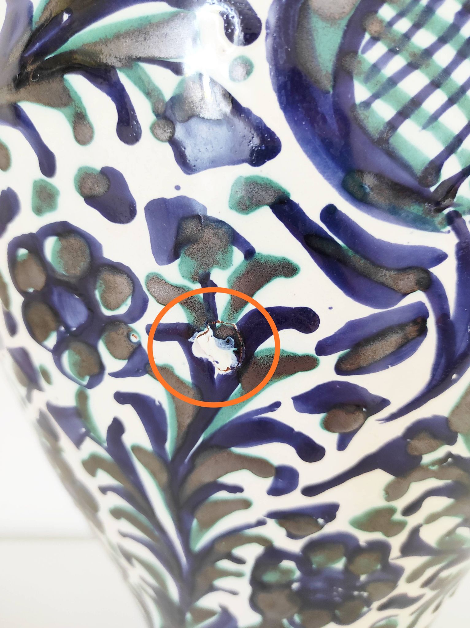 Jar / Andalusian Vase Flowers 50 cm