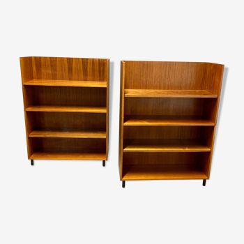 Paire de bibliothèque scandinave design 1950