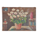 Huile sur toile bouquets de fleurs