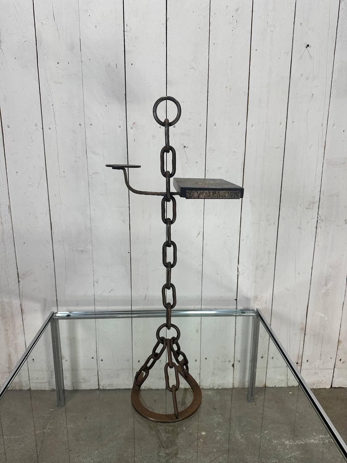 Brutalist candlestick