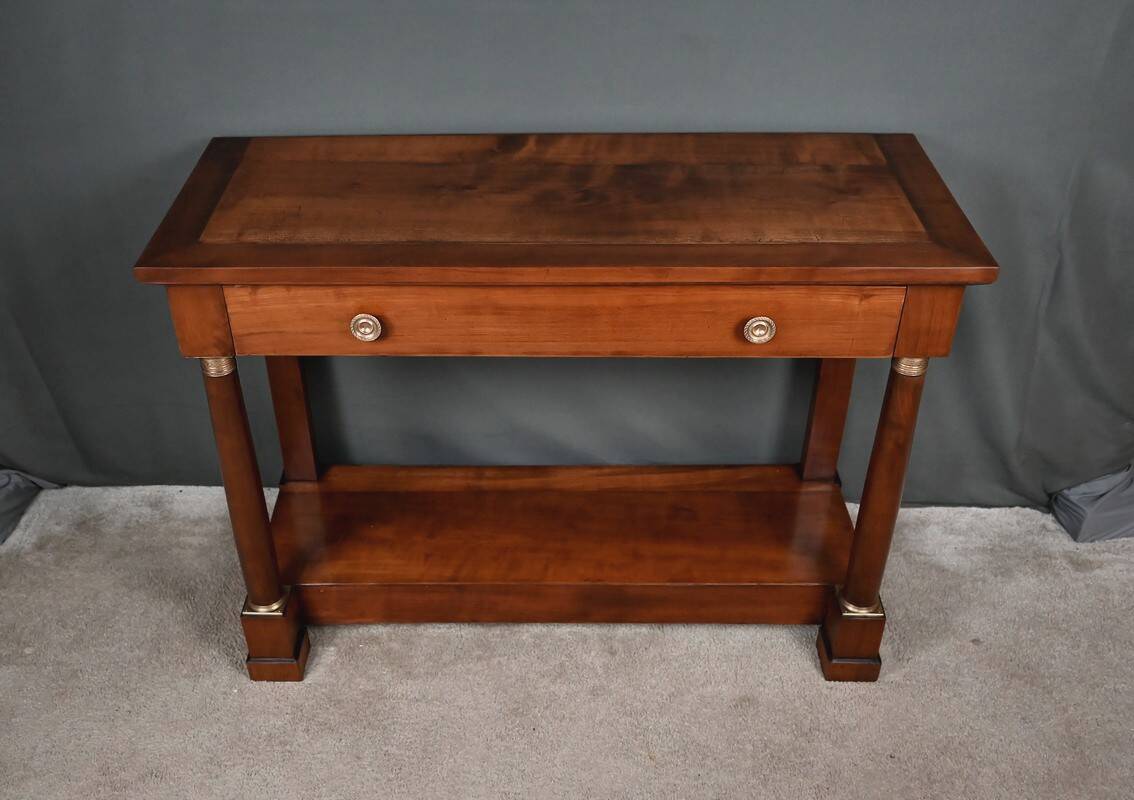 Cherrywood console, Empire style – Mid 19th century