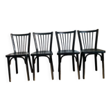 Set of 4 Baumann chairs model 153