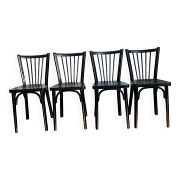 Set of 4 Baumann chairs model 153