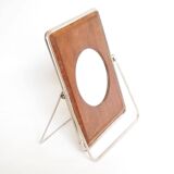 Double and beveled psyche mirror