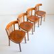 4 Thonet bistro chairs 1950s