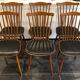 Suite de 6 chaises Baumann Menuet, vintage, années 1970