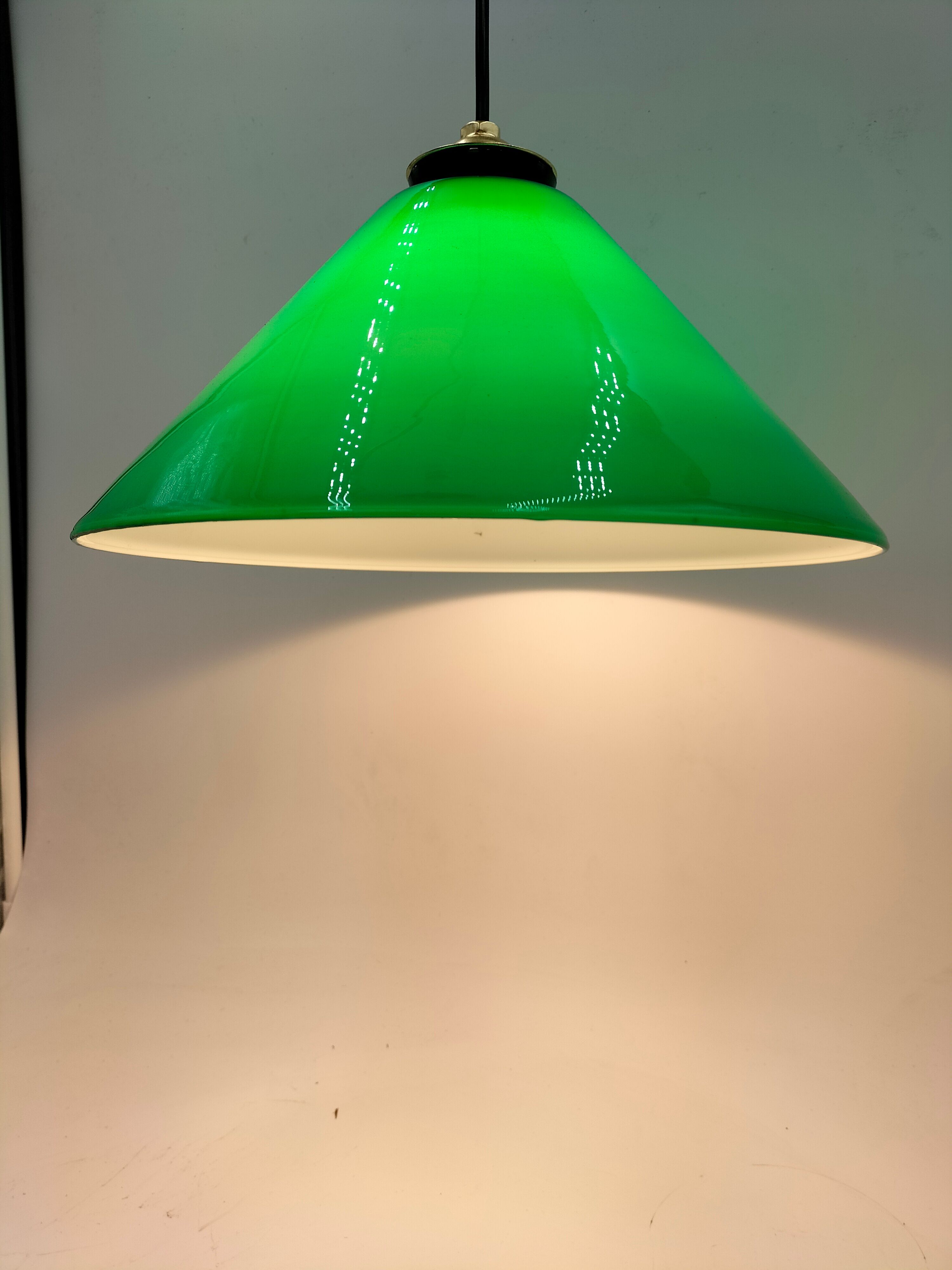 Green opaline pair