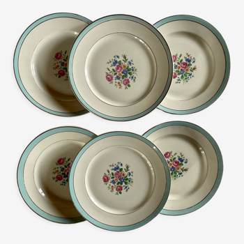 Vintage floral plates