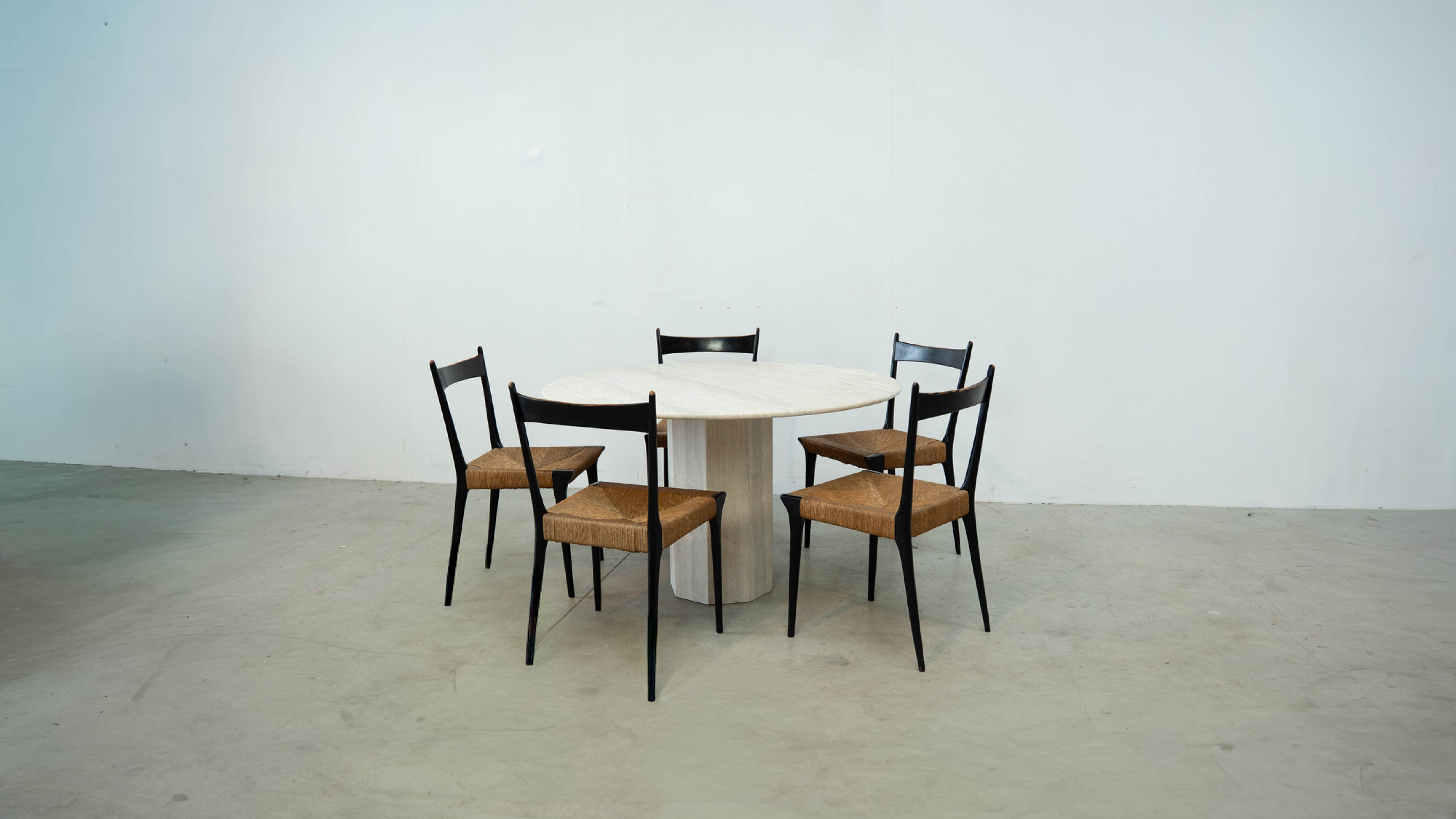 Set of six exceptional S11 dining chairs by Alfred Hendrickx