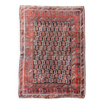 Oriental Persian Rug Iran Old Shiraz Gashgaï - Kamseh: 2.59 X 1.59 M
