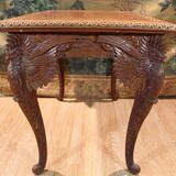 19th century carved center table