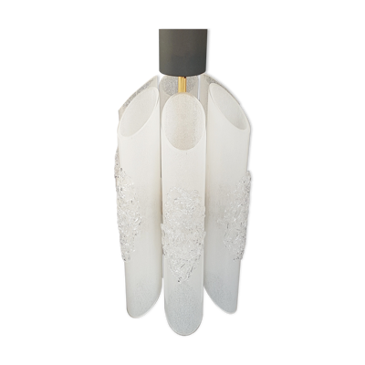 Lustre italien en verre de Murano 1960 vintage