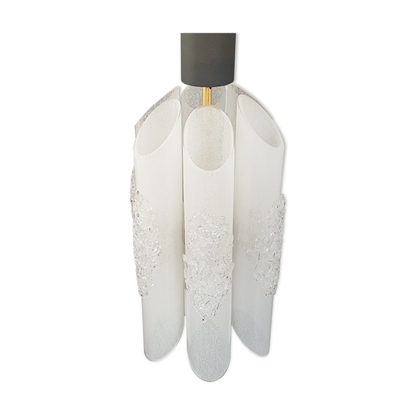 Lustre italien en verre de Murano 1960 vintage
