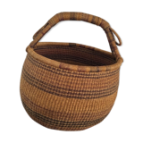 Old round African basket