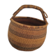 Old round African basket