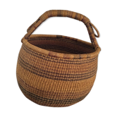 Old round African basket