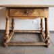 Old country desk feet turned