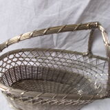 Silver metal bottle table stand