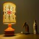 Lampe design Space age vintage années 70 original verre orange