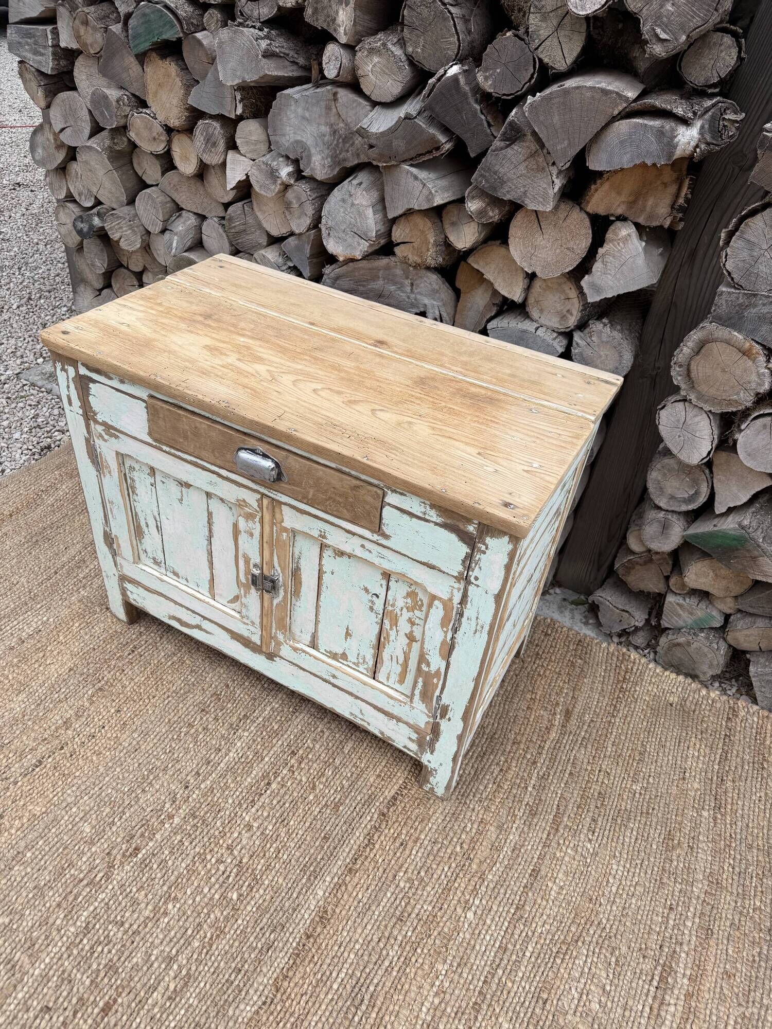 Meuble rangement vintage/ Meuble métier