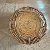 Table basse rotin