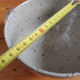 Large signed stoneware bowl