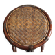 Tabouret en rotin et osier
