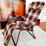 Vintage reclining armchair Lafuma
