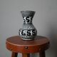Ceramic vase hand painted decor ethnic tribal decoration handcrafted pottery handmade