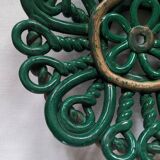 Vintage twisted artisan ceramic fruit bowl