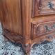 Commode Rocaille en noyer sculpté XXème