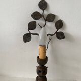 Wrought iron wall light