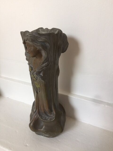 Pair of regulating vases signed Flora Francesco - Art Nouveau