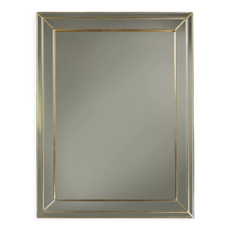 Miroir par Deknudt, années 1970, 75x56 cm