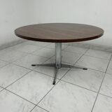 Vintage round coffee table rosewood