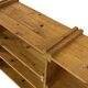 Vintage Wall shelf rack Pine wood 70s minimalist design