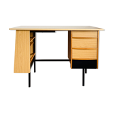 Modernist metal oak and vintage formica 1960s office