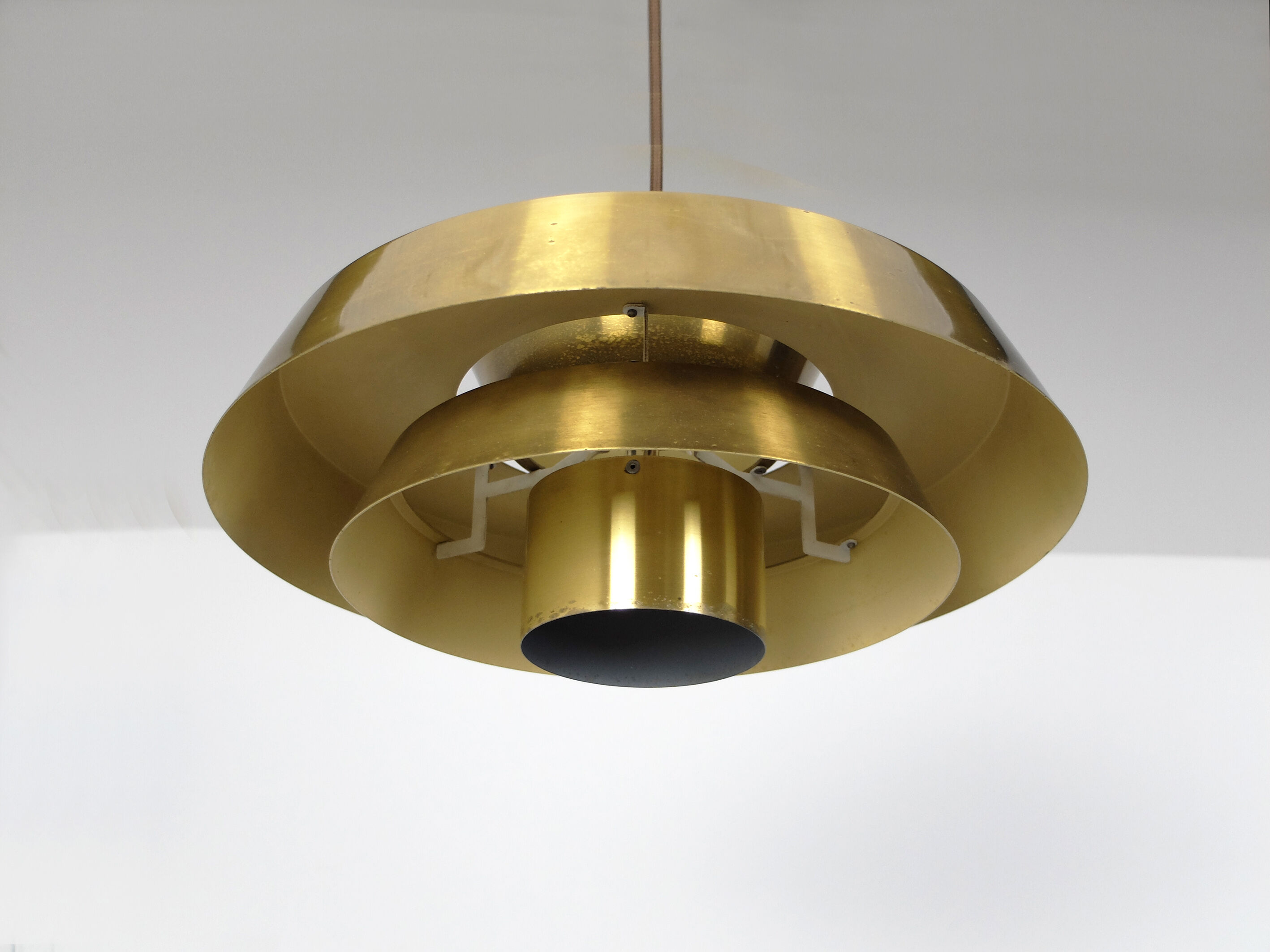 Hanging lamp Nova Brass Jo Hammerborg for Fog & Morup