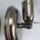 Pair of vintage art deco style glass wall sconces