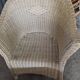 Vintage rattan lounge