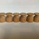 Six wooden egg cups