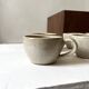 6-cup ceramic coffee service, handcrafted 1970.