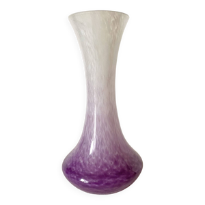 vase moucheté ancien - clichy