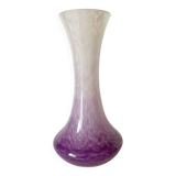 Antique speckled vase in Clichy glass