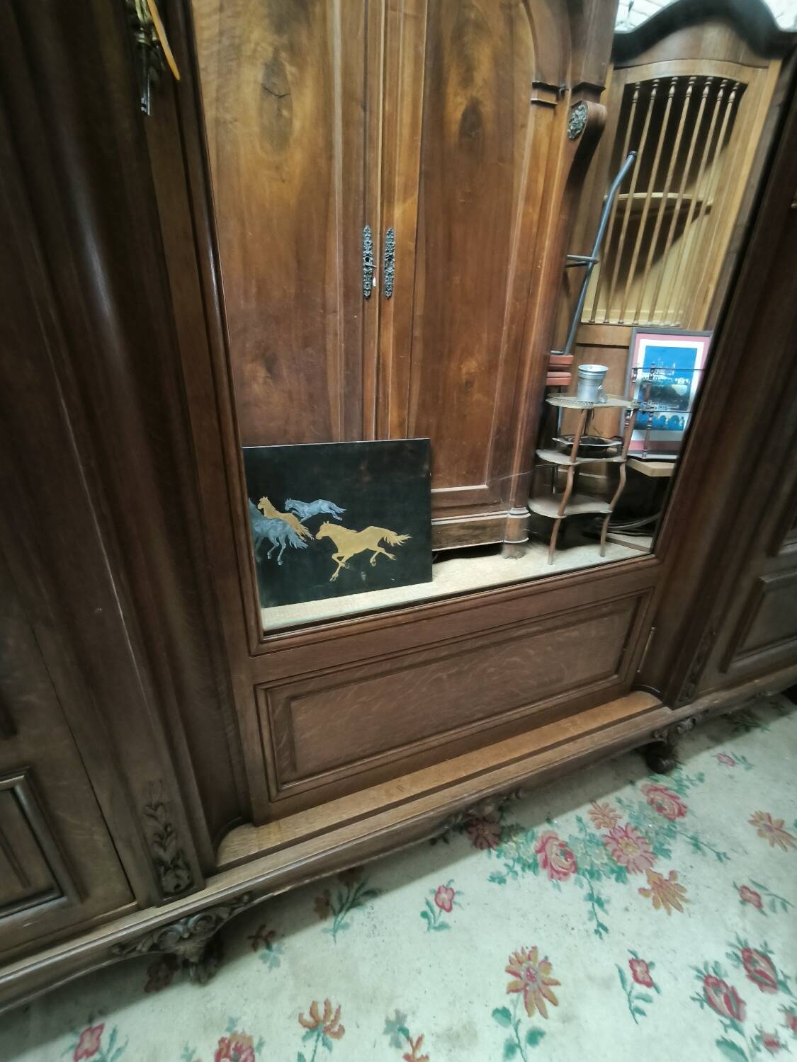 Armoire 3 portes style Régence 1910-1920