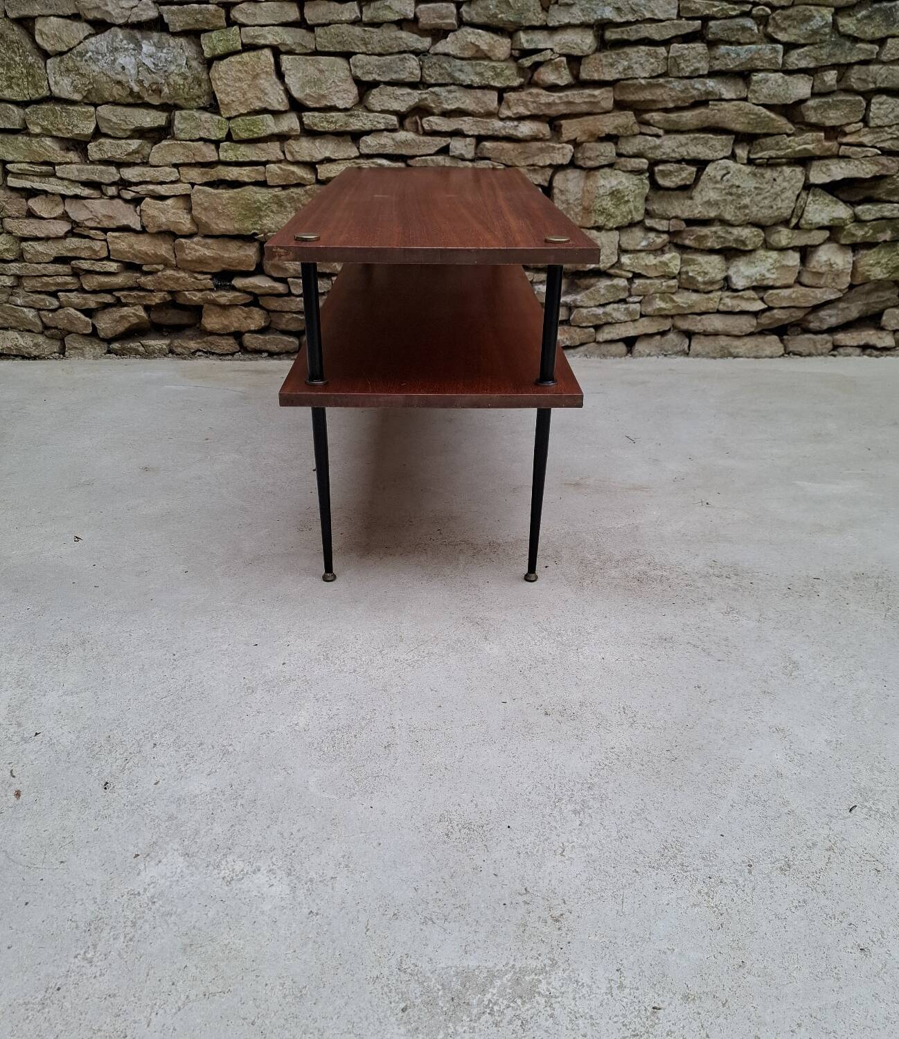 Coffee table with two tiers