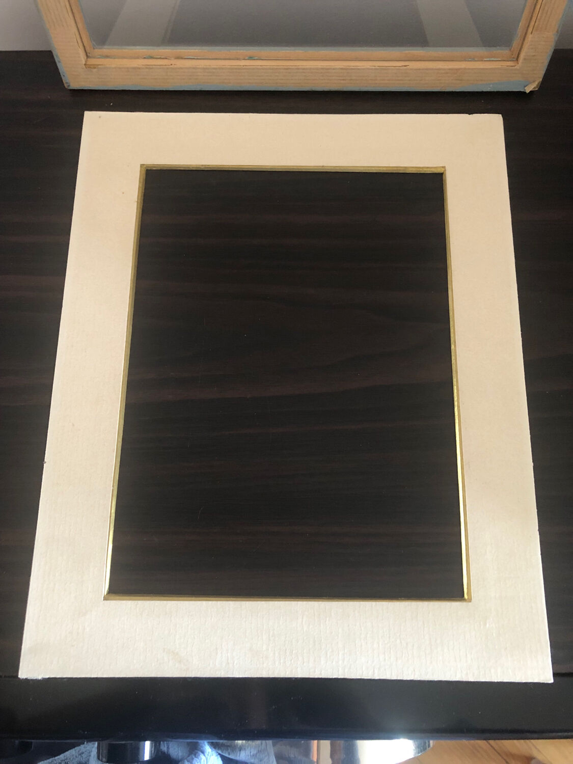 Old frame with moldings