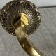 Two Empire style bronze wall candlesticks