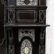 Ceremonial showcase in blackened pearwood, Napoleon III period - 1850